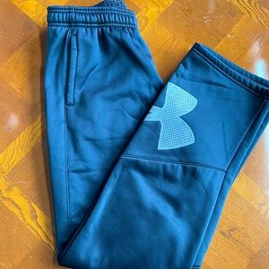 Boys Under Armour black sweat pants.